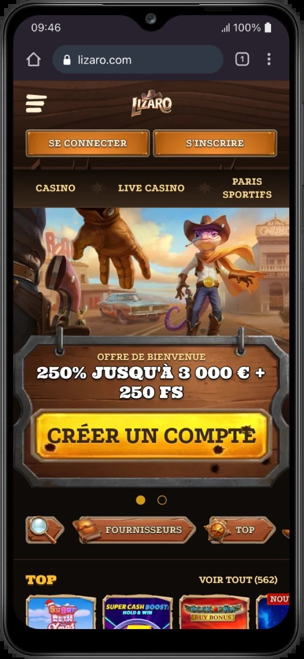 Overview of lizaro casino